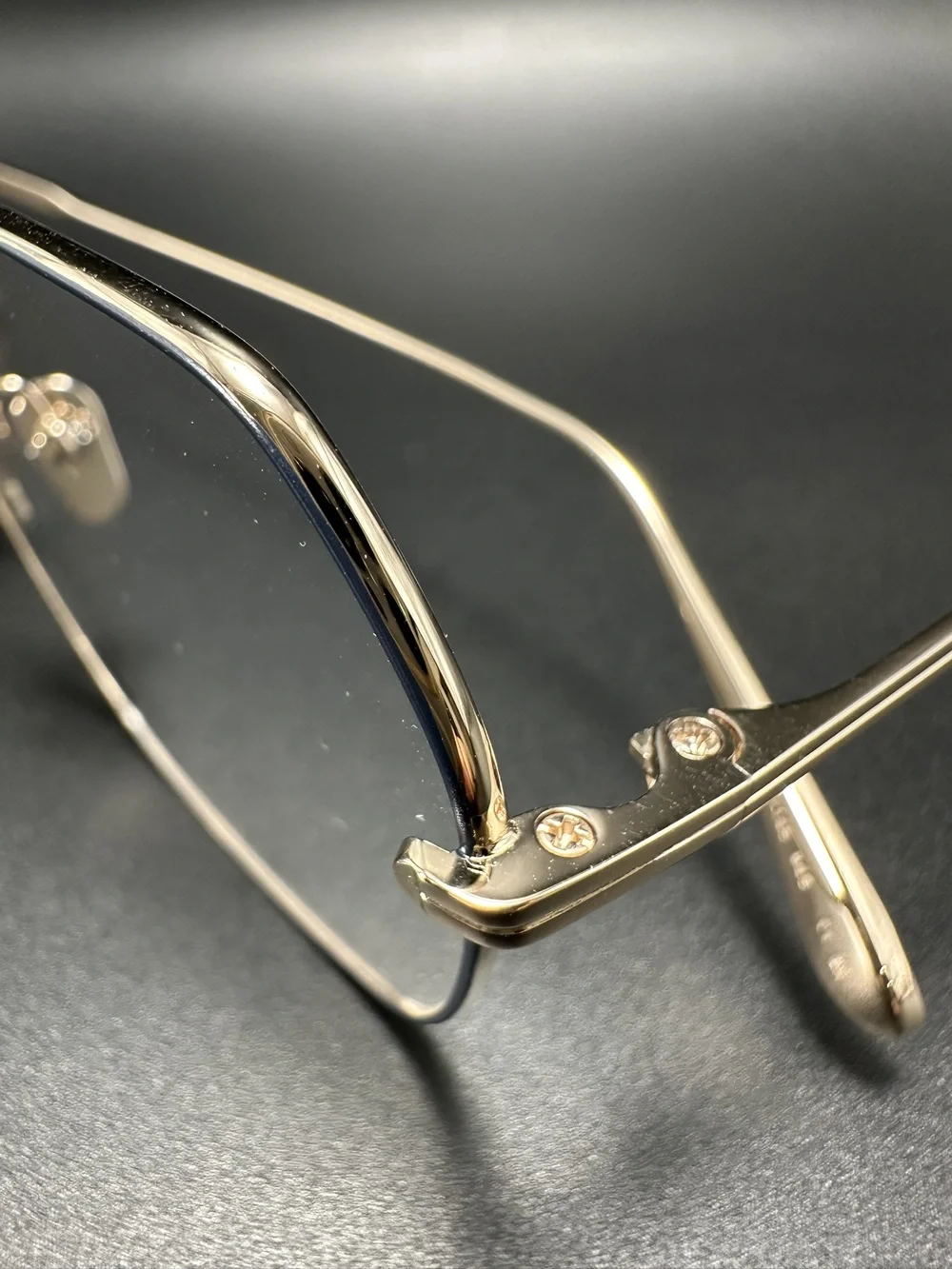 Masunaga 1905 Margot Eyewear 54-17-145 Gold Navy - Brand New